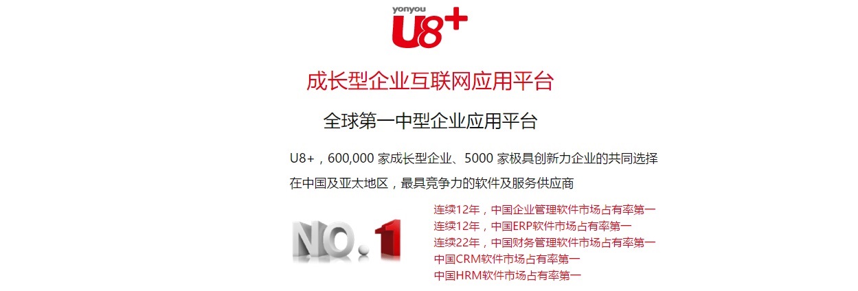 <strong>管理軟件，就選用友U8</strong>